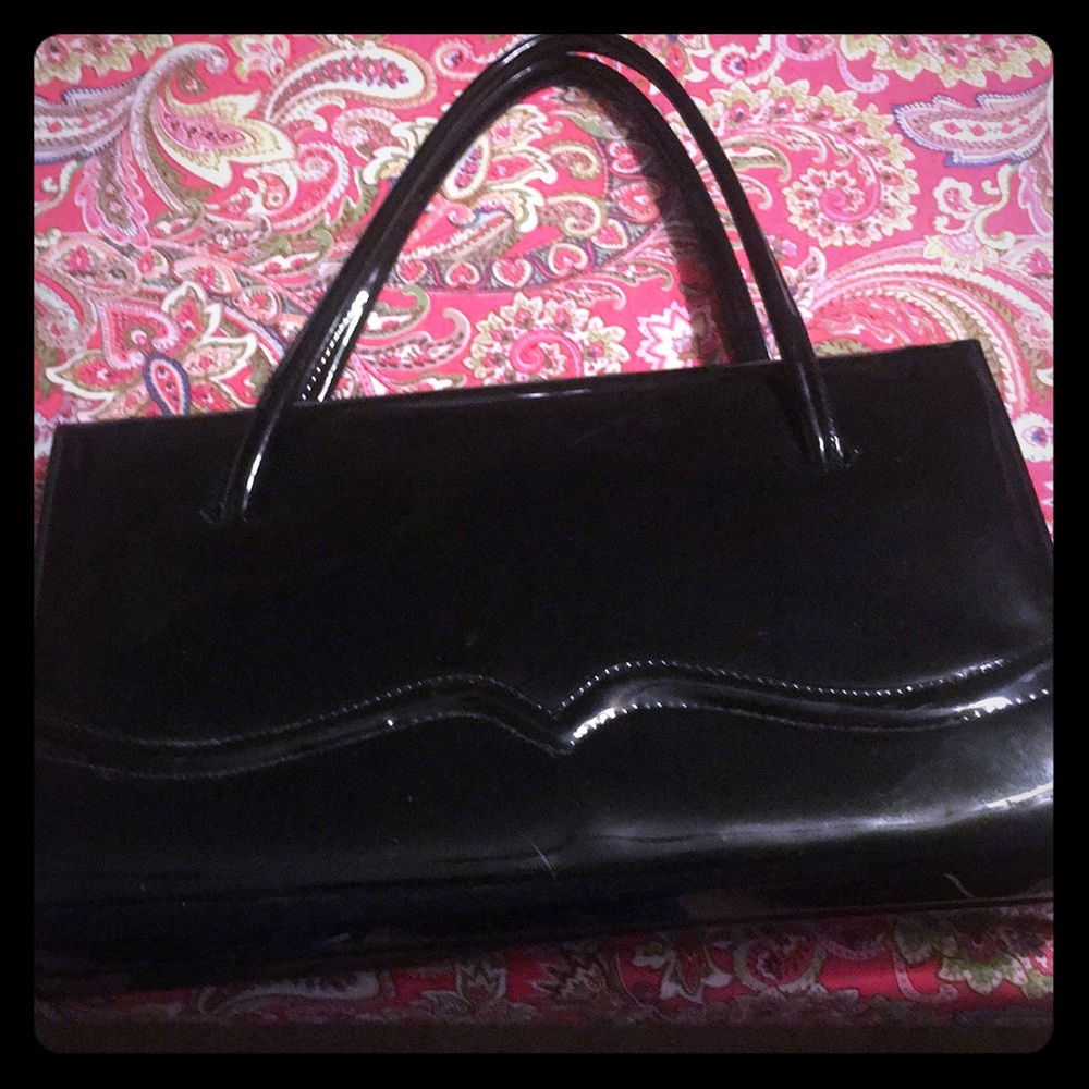 Vintage Patten Leather Handbag!